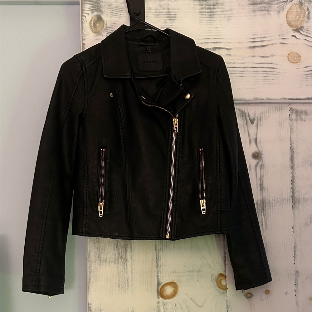 BLANK NYC faux leather jacket